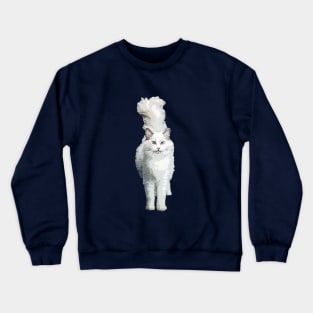 Ragdoll Cat Model Crewneck Sweatshirt